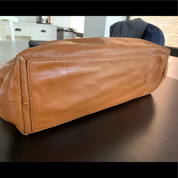 Brown Leather Tory Burch Tote - Picture 4 of 8